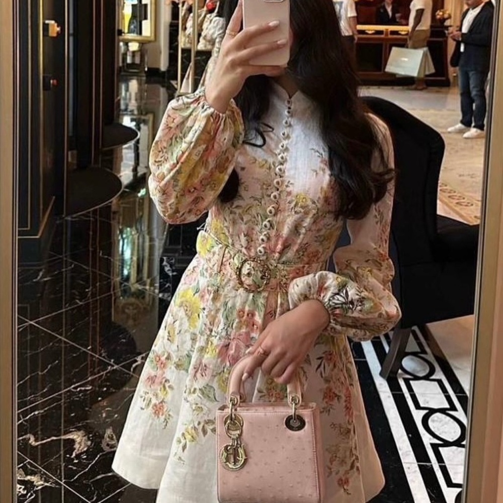 ZIMMERMANN Matchmaker Buttoned Mini Dress